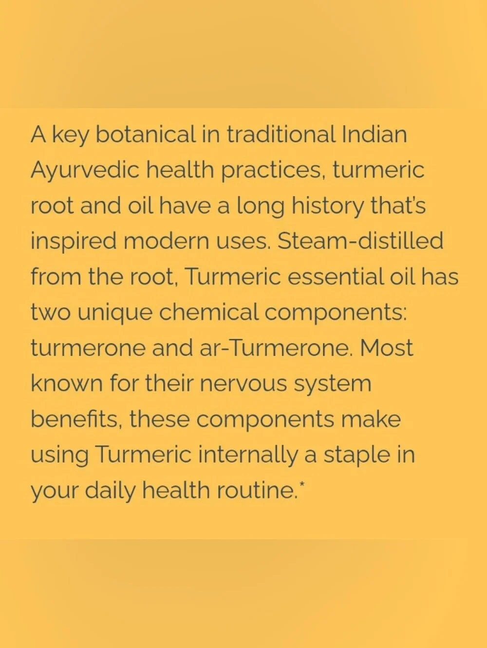 doTERRA Turmeric Essential Oil (15 ml) - Brown Bottle
